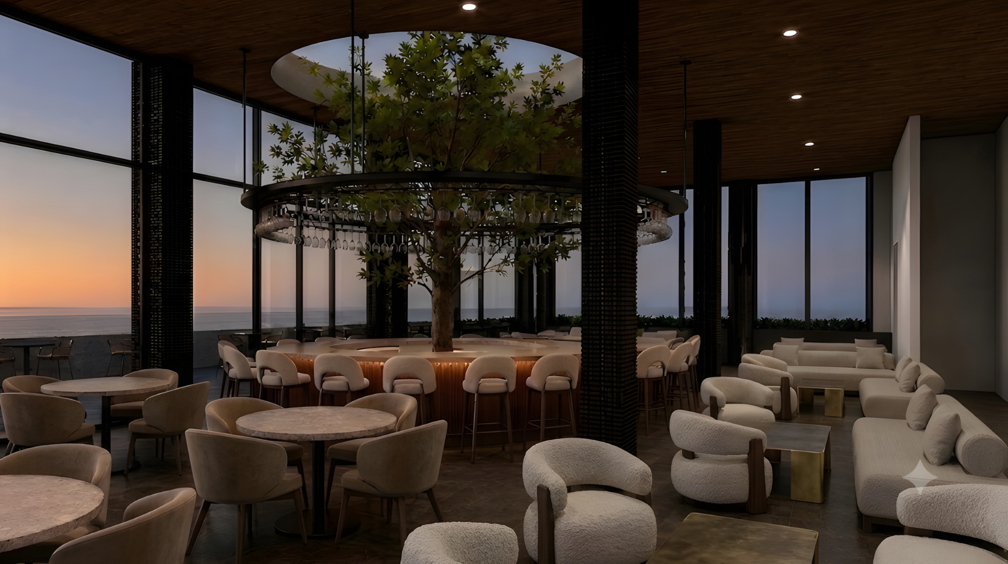Sky Bar Lounge Salón Interior